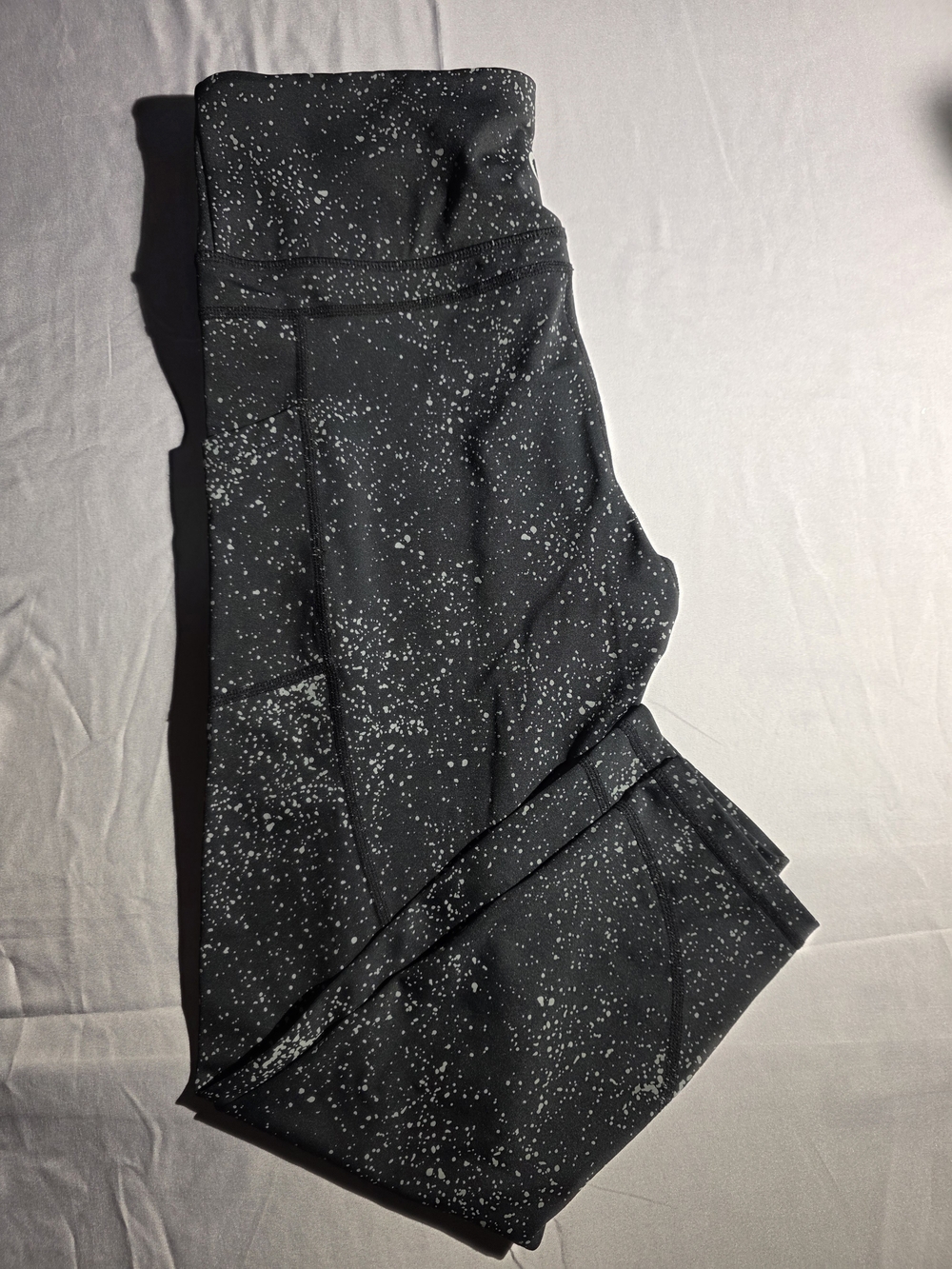 Black Speckled Leggings - Ziya Active Light/Tight High-Waist Activewear